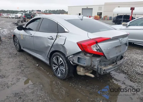 2018 Honda Civic Ex-L from USA, damaged, VIN JHMFC1F73JX003137